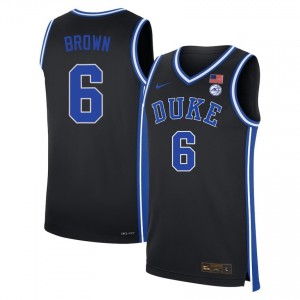 Maliq Brown Duke University #6 Mens Alumni College Basketball Jersey - Black 939388-464