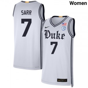 Dame Sarr Duke University #7 Women College Basketball High School Jerseys - Team White 770368-545