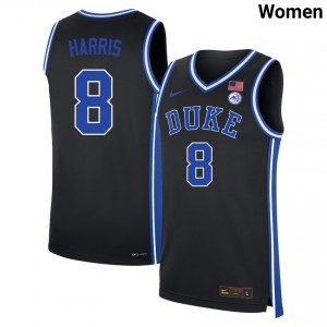 Darren Harris Duke Blue Devils College Basketball Womens University #8 Jerseys - Black 449696-313