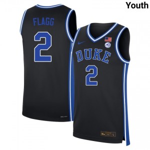 Cooper Flagg Blue Devils #2 Youth College Basketball University Jersey - Black 277717-910