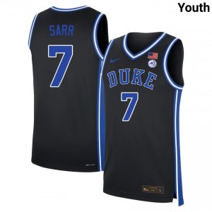Dame Sarr Duke University Youth University #7 College Basketball Jersey - Black 487301-731