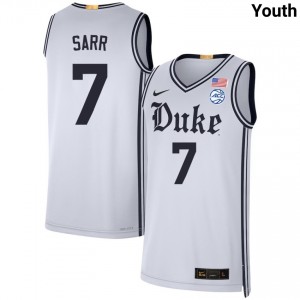 Dame Sarr Blue Devils #7 Youth Alumni College Basketball Jersey - Team White 890807-729