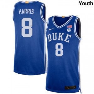 Darren Harris Blue Devils Youth College Basketball 2025-26 #8 Jersey - Royal 468522-590
